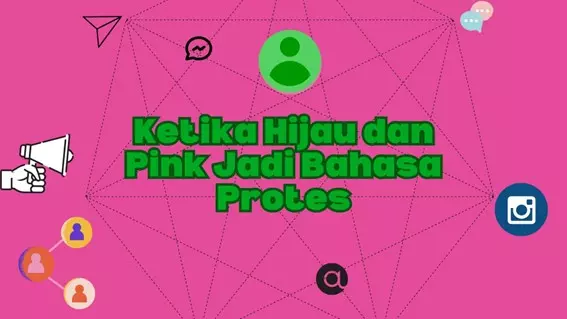 Hijau dan Pink